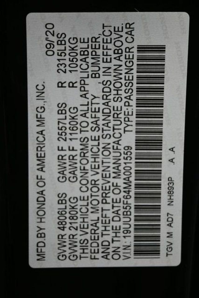 2021 Acura TLX FWD w/Advance Package - 22993876 - 3