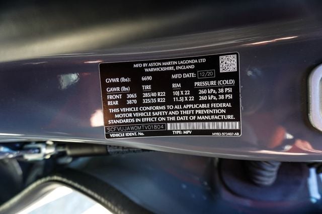 2021 Aston Martin DBX AWD - 22885333 - 41