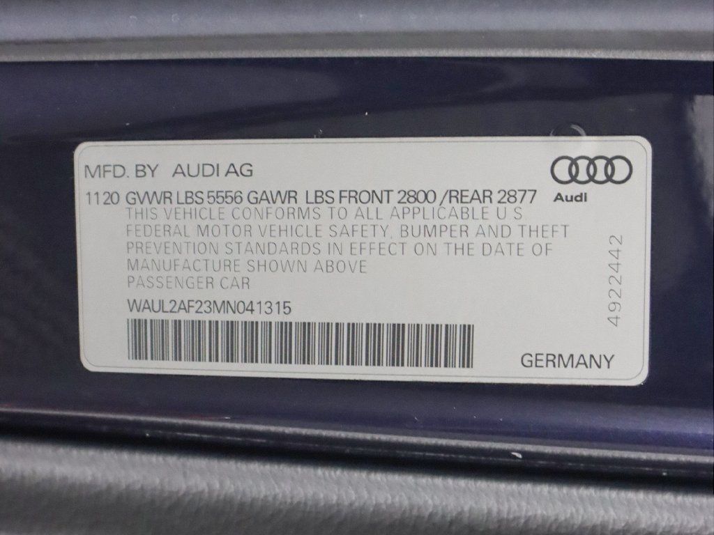 2021 Audi A6 Premium Plus 55 TFSI quattro - 22720290 - 52