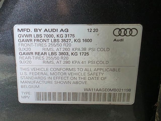 2021 Audi e-tron Sportback Premium quattro - 22985907 - 10