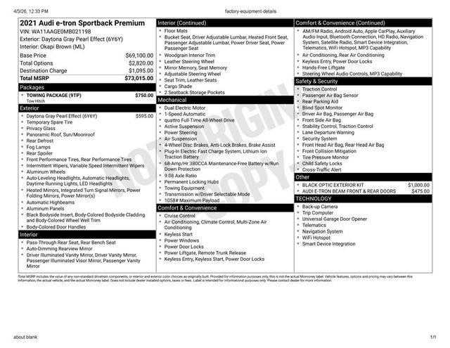 2021 Audi e-tron Sportback Premium quattro - 22985907 - 40