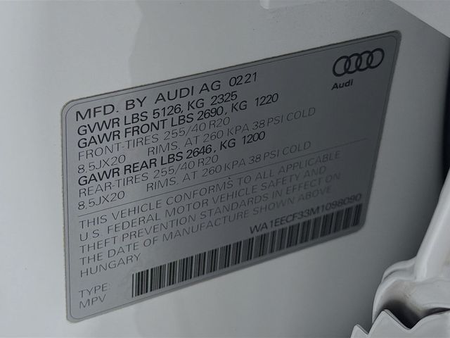 2021 Audi Q3 S line Premium Plus 45 TFSI quattro - 22967602 - 34