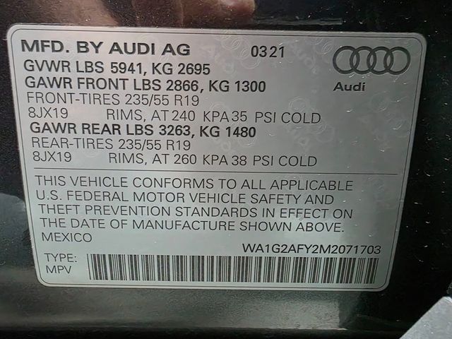 2021 Audi Q5 Premium 55 TFSI e quattro - 22927461 - 7