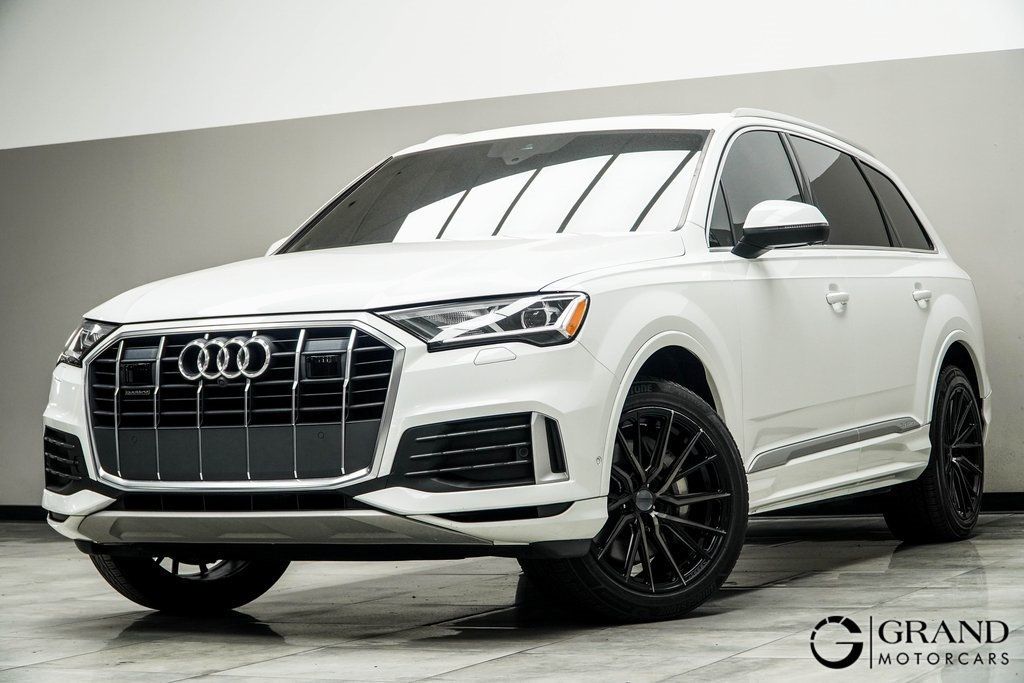 Used 2021 Audi Q7 Premium Plus with VIN WA1LJAF72MD034440 for sale in Kennesaw, GA