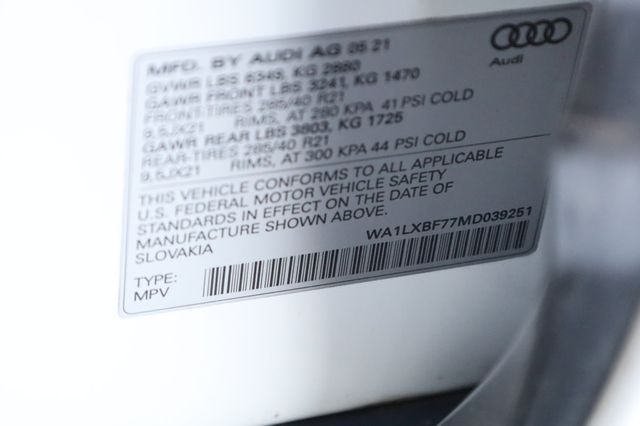 2021 Audi Q7 Premium Plus 55 TFSI quattro - 22949438 - 31