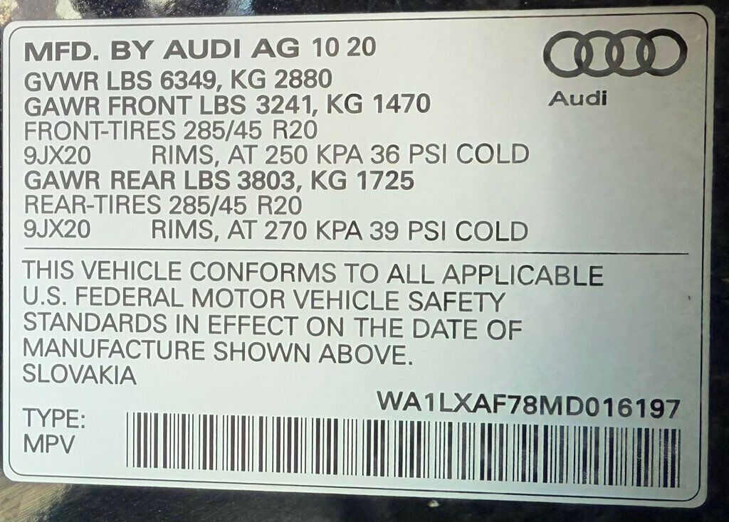 2021 Audi Q7 Premium Plus 55 TFSI quattro - 22903212 - 47