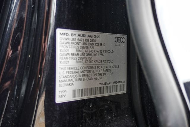2021 Audi Q8 Premium Plus 55 TFSI quattro - 23029726 - 47