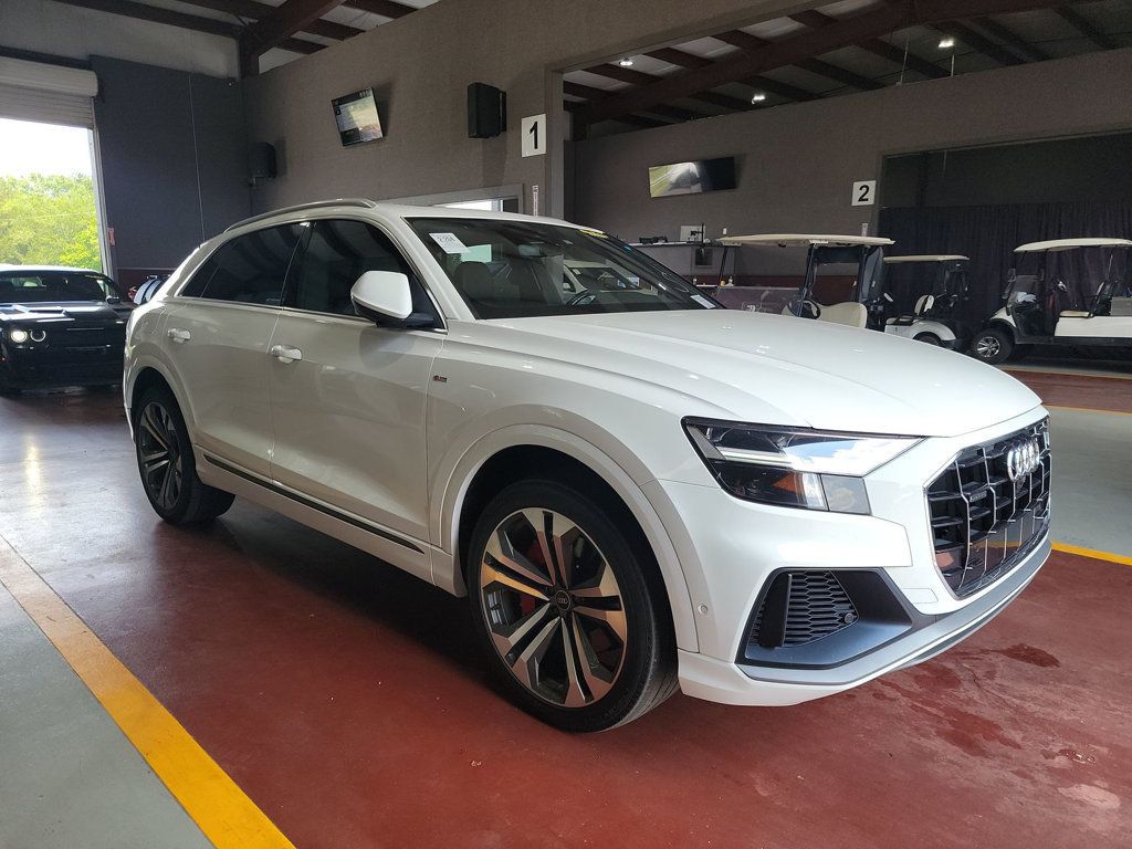 2021 Audi Q8 PremPkgPlus/22"Wheels/SLinePkg/B&OSound/AmbLighting/360Cam - 23057521 - 1