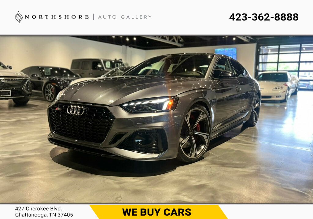 2021 Audi RS 5 Sportback RS5/BlackOpticPkg/NAV/DriverAssistPkg/AdapCruise/360Cam/MoonRoof - 22534699 - 0