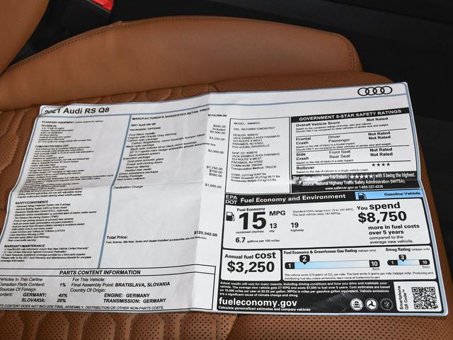 2021 Audi RS Q8 4.0T - 23066067 - 69