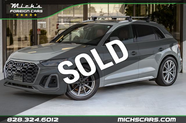 2021 Audi SQ5 SQ5 PREMIUM PLUS - QUANTUM GRAY ON RED - NAV - PANO ROOF-BTOOTH - 22915198 - 0