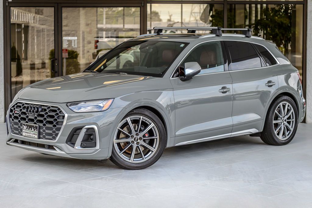 2021 Audi SQ5 SQ5 PREMIUM PLUS - QUANTUM GRAY ON RED - NAV - PANO ROOF-BTOOTH - 22915198 - 1