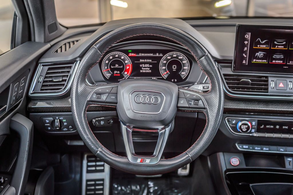 2021 Audi SQ5 SQ5 PREMIUM PLUS - QUANTUM GRAY ON RED - NAV - PANO ROOF-BTOOTH - 22915198 - 28