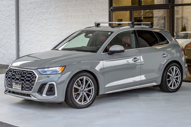 2021 Audi SQ5 SQ5 PREMIUM PLUS - QUANTUM GRAY ON RED - NAV - PANO ROOF-BTOOTH - 22915198 - 5