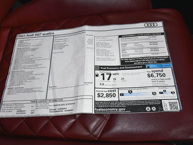 2021 Audi SQ7 Premium Plus - 23016766 - 68