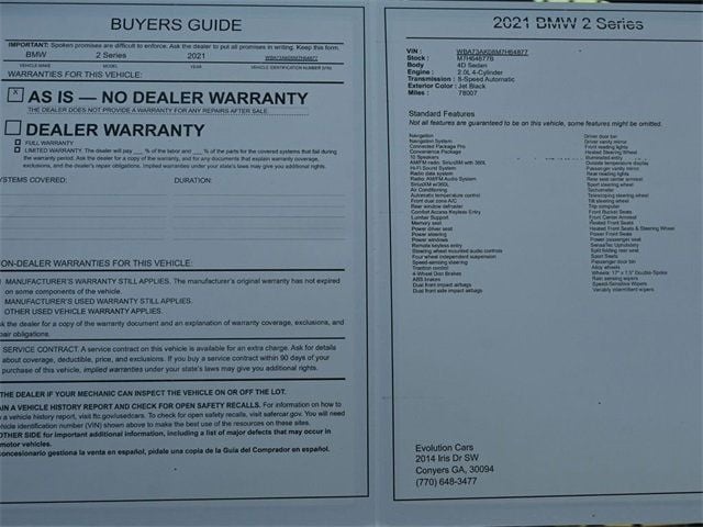 2021 BMW 2 Series 228i xDrive Gran Coupe - 22935592 - 7