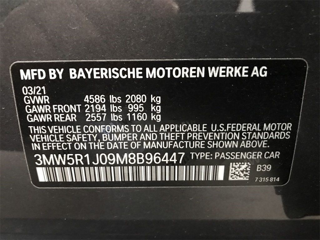 2021 BMW 3 Series 330i - 20756352 - 23