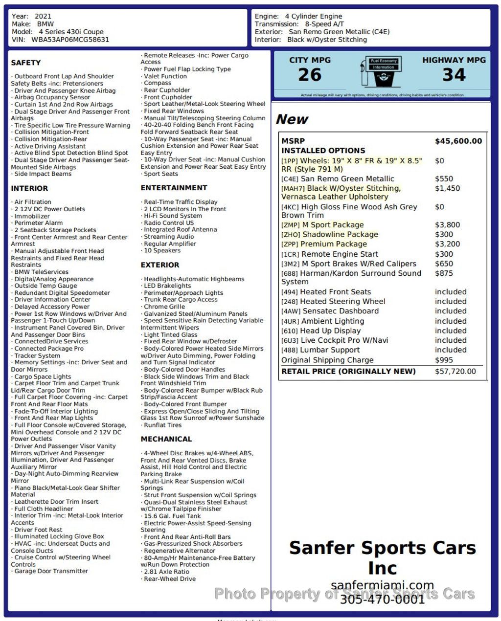 2021 BMW 4 Series 430i - 23043591 - 39
