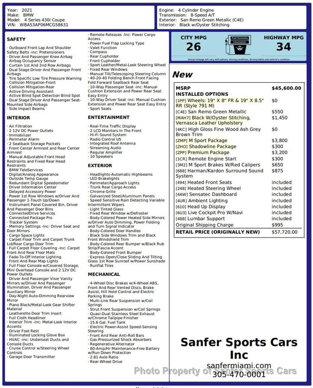 2021 BMW 4 Series 430i - 23043591 - 39
