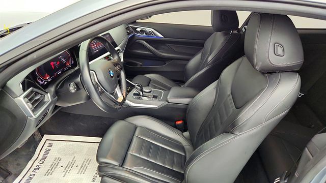 2021 BMW 4 Series 430i xDrive Coupe w/ Vernasca Leather, Convenience Pkg, Live Nav - 22969021 - 23