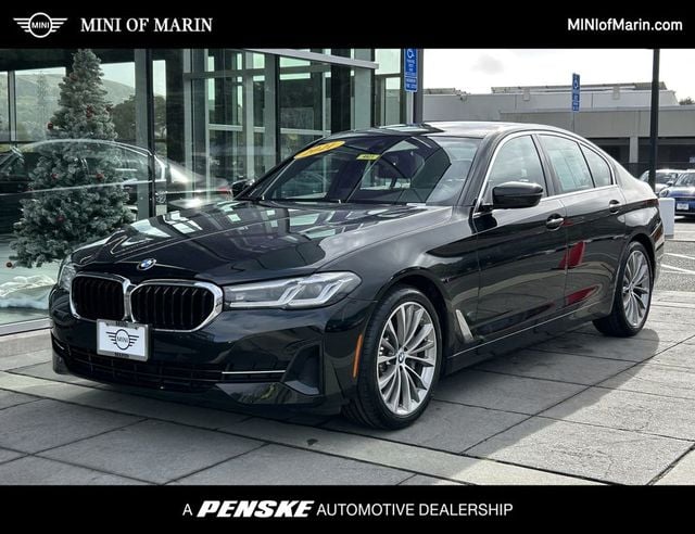 Used 2021 BMW 5 Series 530i with VIN WBA53BH0XMCG09968 for sale in Corte Madera, CA