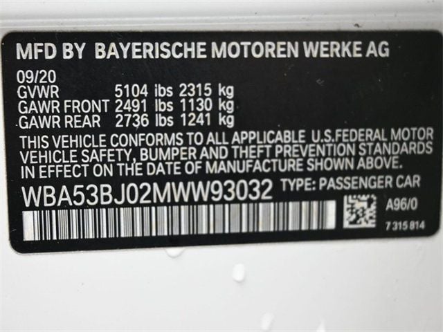 2021 BMW 5 Series 540i - 22978637 - 8