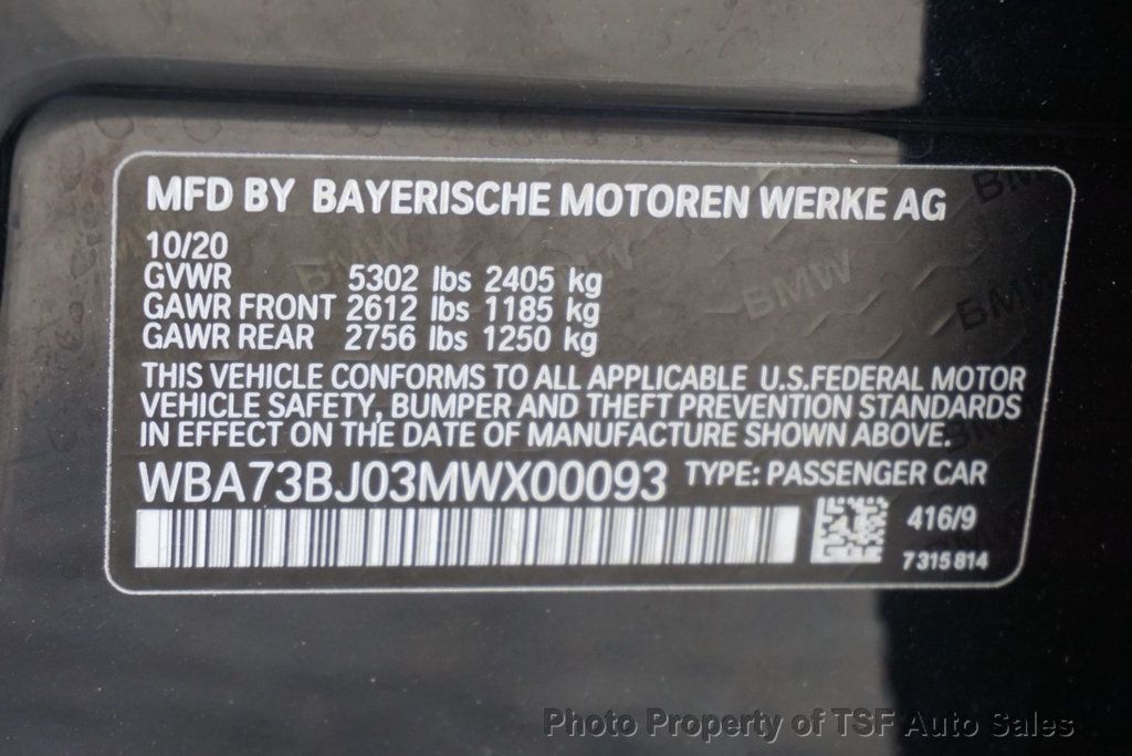 2021 BMW 5 Series 540i xDrive M SPORT PKG NAVI CARPLAY 360 CAMERAS LUX SEAT PKG  - 23015492 - 61