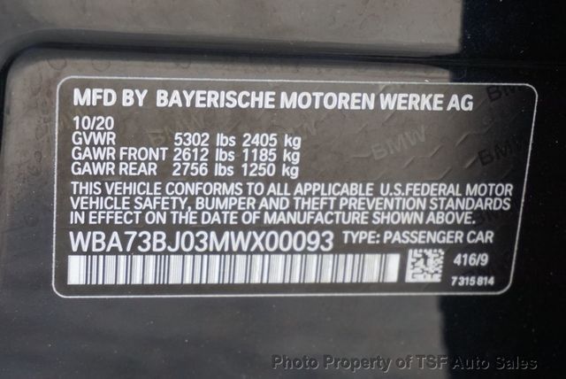 2021 BMW 5 Series 540i xDrive M SPORT PKG NAVI CARPLAY 360 CAMERAS LUX SEAT PKG  - 23015492 - 61