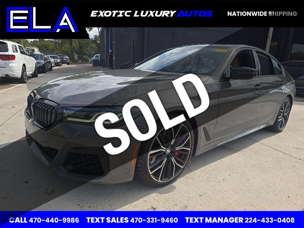 2021 BMW 5 Series ACTIVE DRIVER ASSIST! ZPX Executive Package! TOO CLEAN! WHEELS! - 22922380 - 0