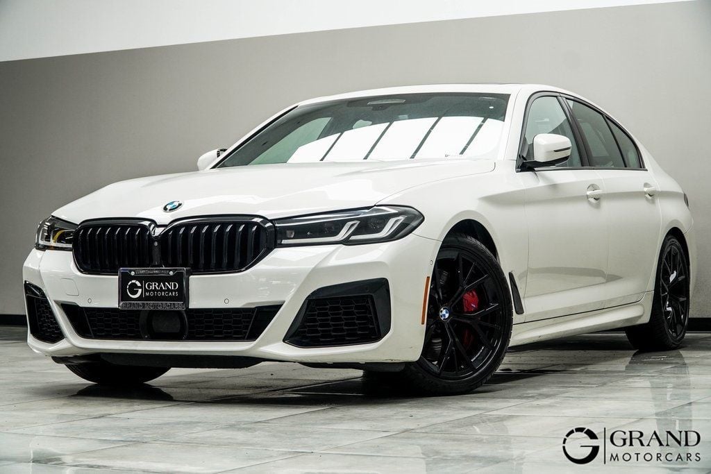 Used 2021 BMW 5 Series M550i with VIN WBA13BK02MCG91587 for sale in Kennesaw, GA