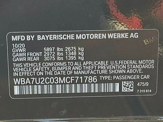2021 BMW 7 Series 750i xDrive - 22949832 - 49