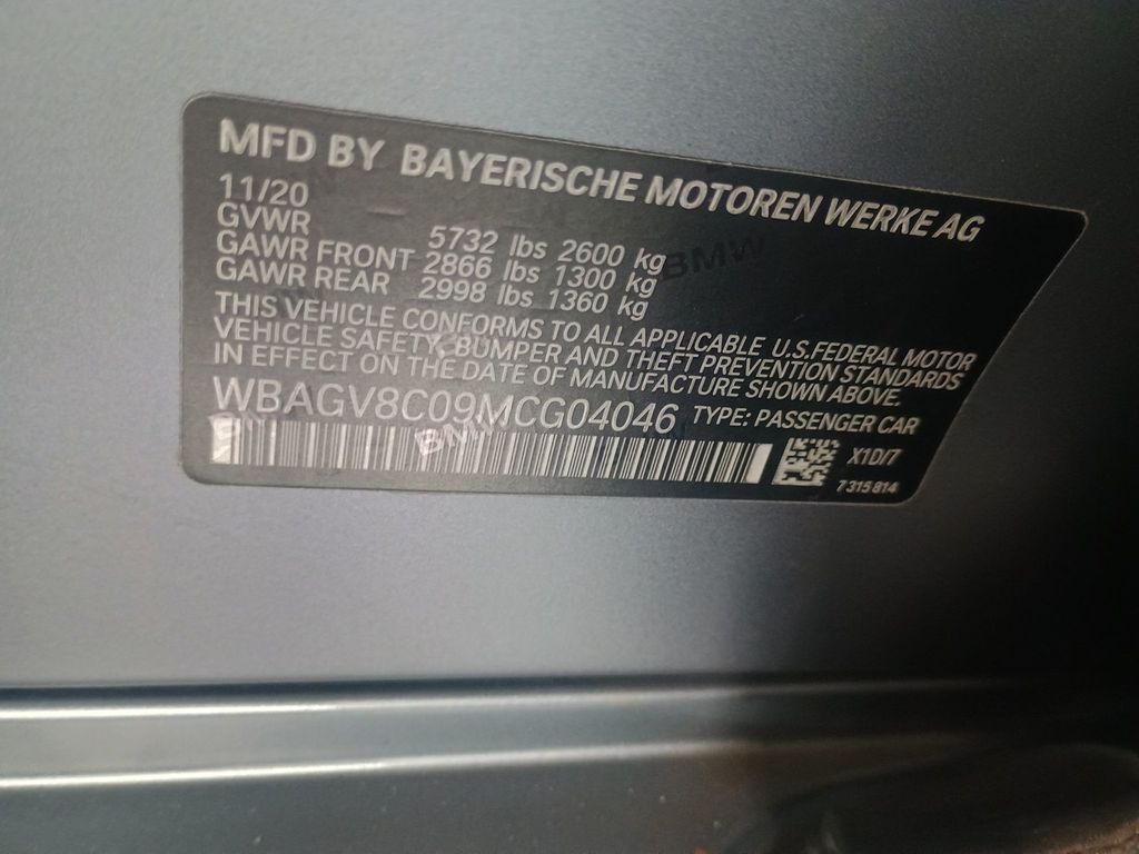 2021 BMW 8 Series M850i xDrive Gran Coupe 1 Owner Clean Carfax - 22997685 - 57