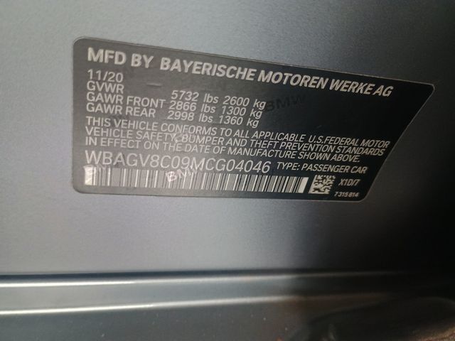 2021 BMW 8 Series M850i xDrive Gran Coupe 1 Owner Clean Carfax - 22997685 - 57