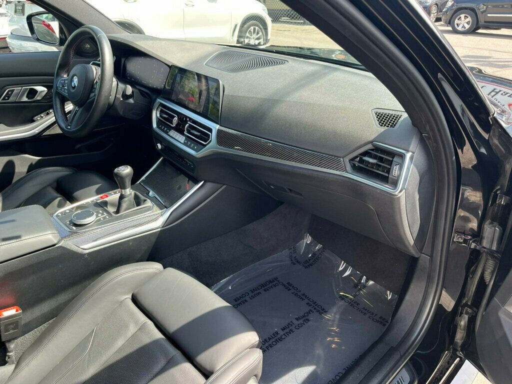2021 BMW M3 6spd Manual/Executive Pkg/Carbon Fiber Inlays/Heads Up Display - 22424315 - 18