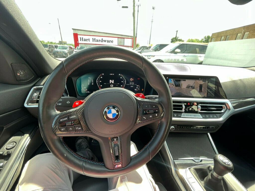 2021 BMW M3 6spd Manual/Executive Pkg/Carbon Fiber Inlays/Heads Up Display - 22424315 - 21
