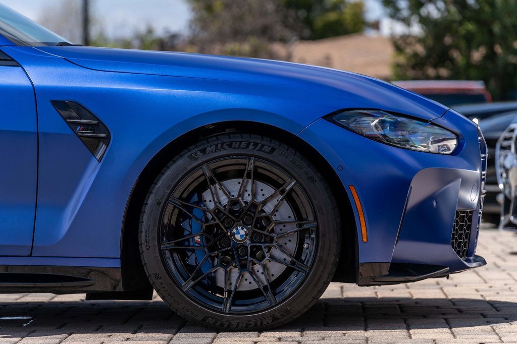 2021 BMW M4 CARBON BUCKET SEATS!!! FROZEN BLUE METALLIC!! - 22416373 - 14