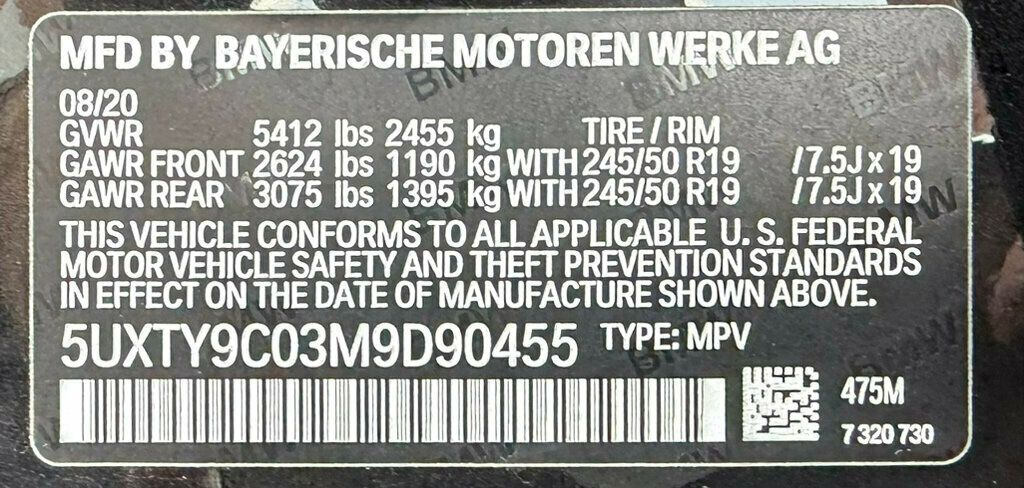 2021 BMW X3 M40i Sports Activity Vehicle - 22860083 - 47