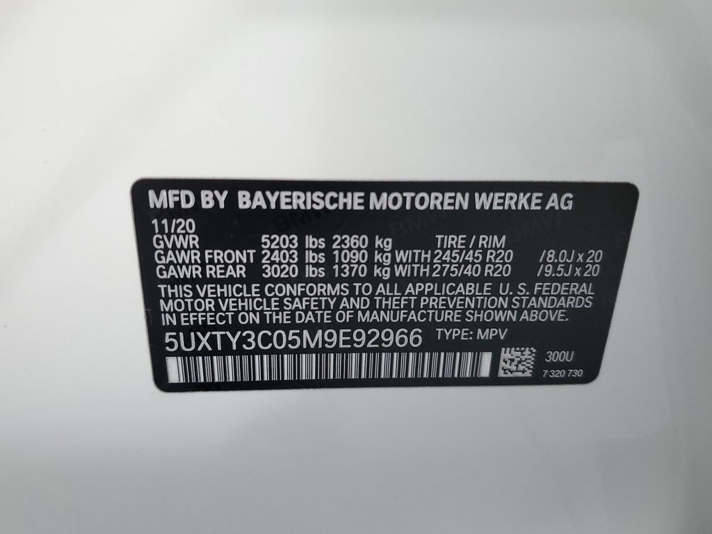 2021 BMW X3 sDrive30i Sports Activity Vehicle - 22303951 - 31
