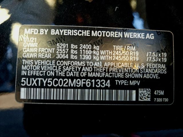 2021 BMW X3 xDrive30i Sports Activity Vehicle - 22961968 - 47