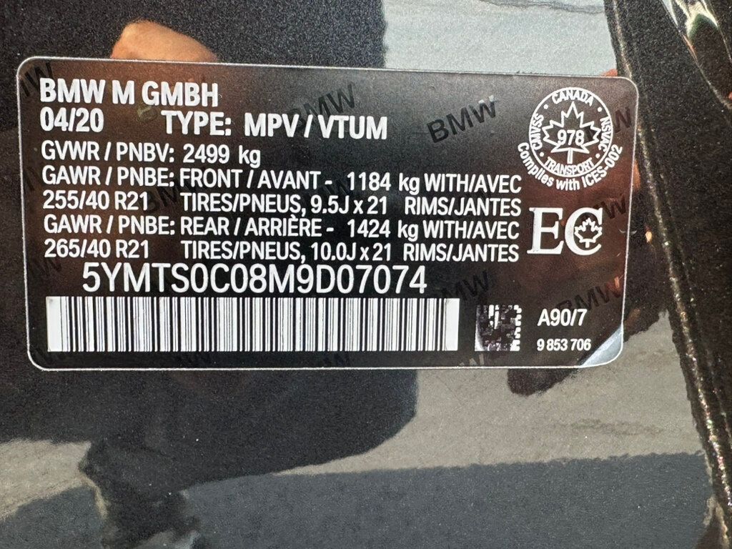 2021 BMW X3 M Sports Activity Vehicle - 23053589 - 33