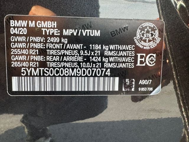 2021 BMW X3 M Sports Activity Vehicle - 23053589 - 33
