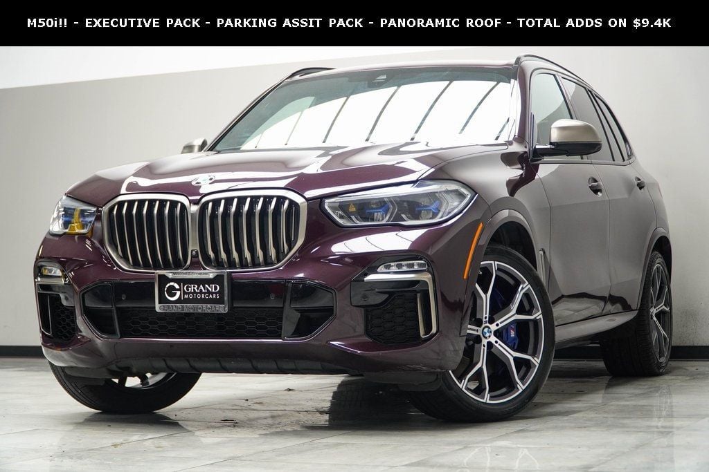 Used 2021 BMW X5 M50i with VIN 5UXJU4C07M9F58197 for sale in Kennesaw, GA