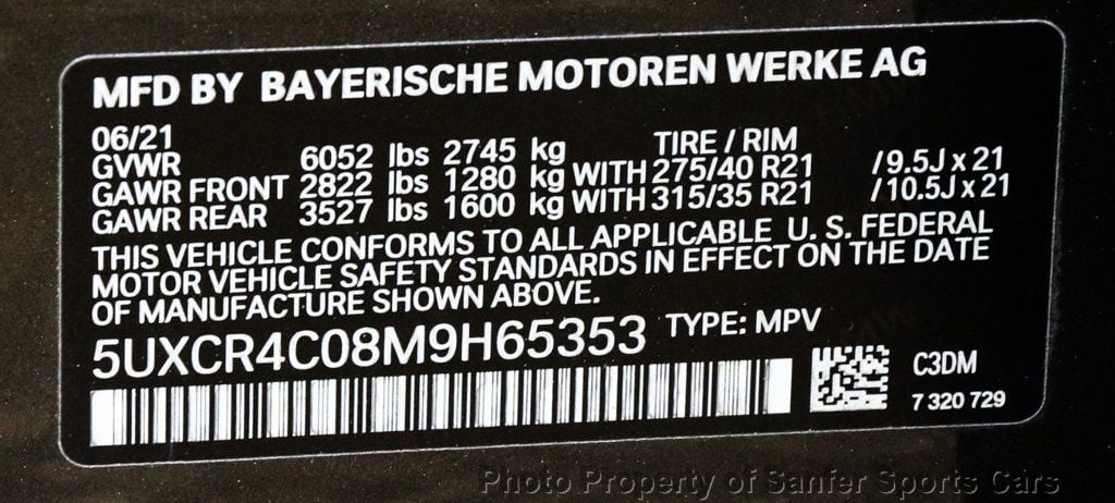 2021 BMW X5 sDrive40i Sports Activity Vehicle - 22456369 - 47