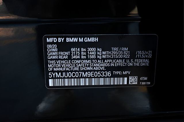 2021 BMW X5 M Sports Activity Vehicle - 23029680 - 35