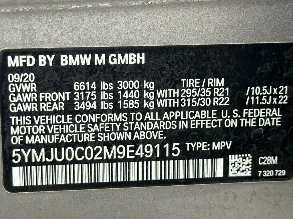 2021 BMW X5 M Sports Activity Vehicle - 23022070 - 62