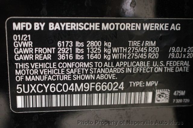 2021 BMW X6 xDrive40i Sports Activity - 23009390 - 56