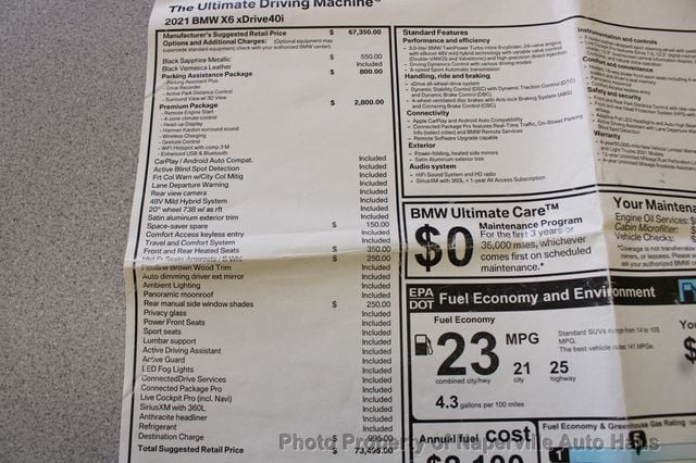 2021 BMW X6 xDrive40i Sports Activity - 23009390 - 60