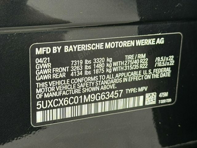 2021 BMW X7 M50i Sports Activity Vehicle - 23022195 - 67