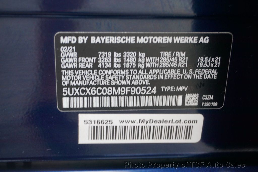 2021 BMW X7 M50i Sports Activity Vehicle  $115,125 MSRP LOADED!!!!!  - 22894903 - 70