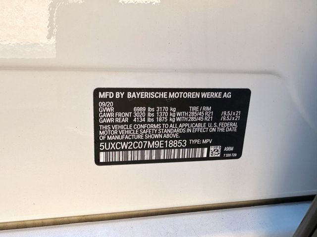 2021 BMW X7 xDrive40i Sports Activity Vehicle - 23091679 - 20